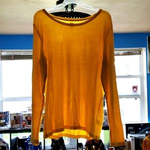 Long sleeve Canary yellow tshirt